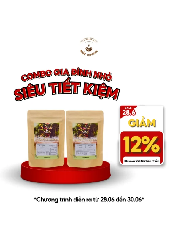 COMBO TIẾT KIỆM 2 TÚI CÀ PHÊ BLEND 500GR