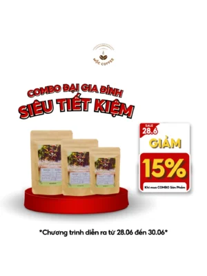 COMBO TIẾT KIỆM 3 TÚI CÀ PHÊ BLEND