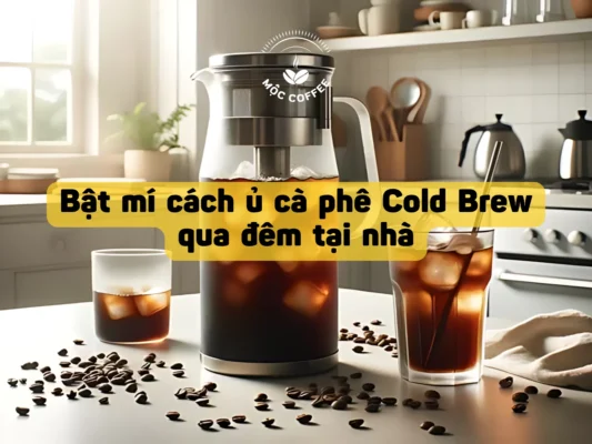 Bật mí cách ủ cà phê Cold Brew qua đêm tại nhà